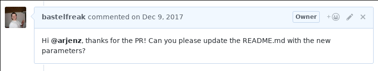 Please Update the README